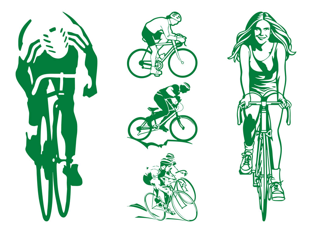 Cycling People Graphics
