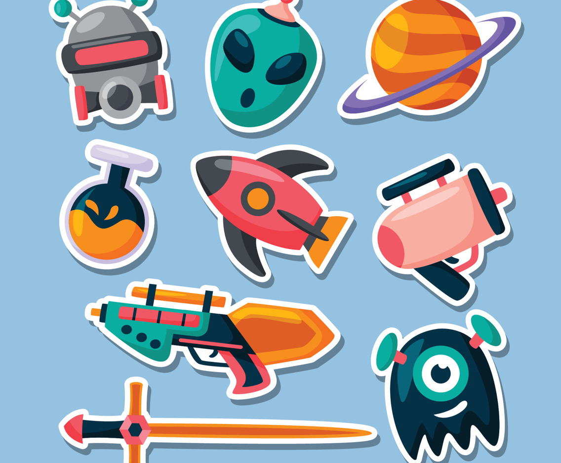 Science Fiction Sticker