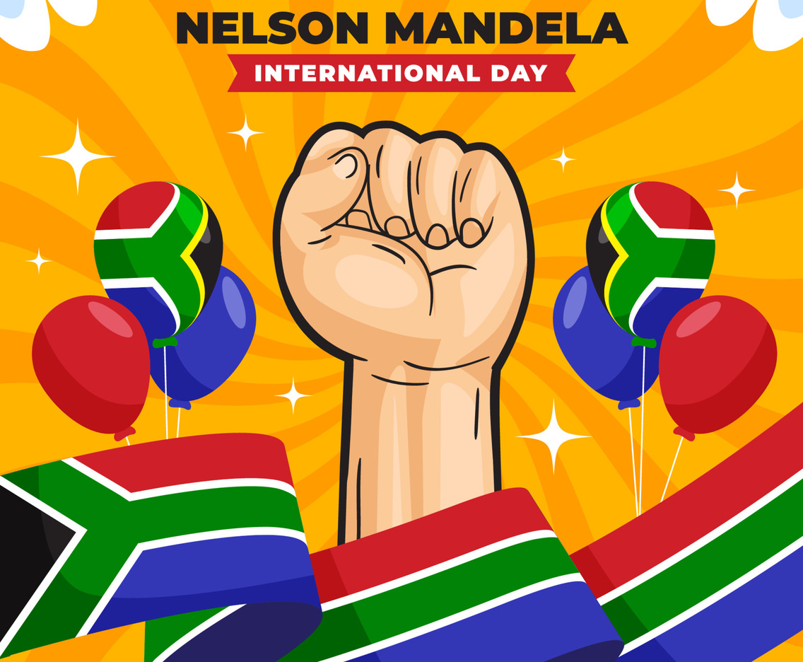 Nelson Mandela International Day Concept
