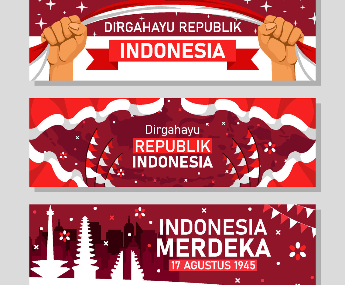 Indonesia Independence Day Banner
