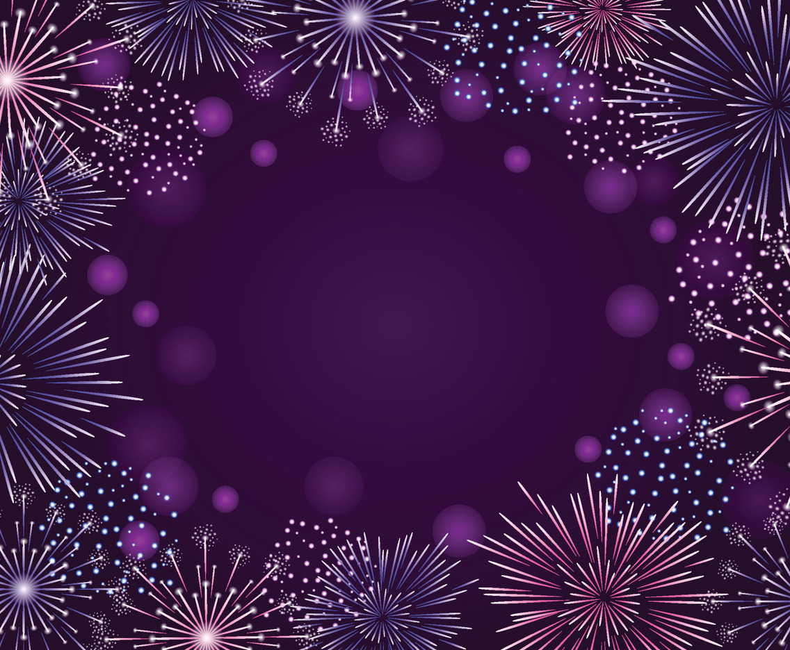 Firework Flowers Background