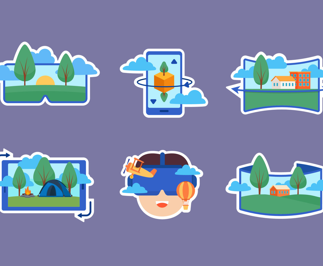 Virtual Universe Tour Stickers Collection Set