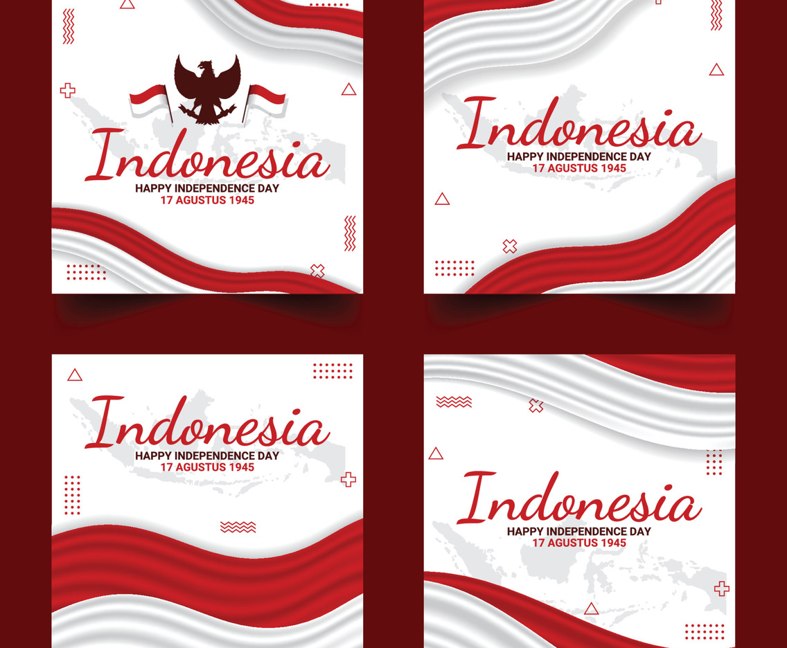 Indonesia Independence Day Social Media Posts