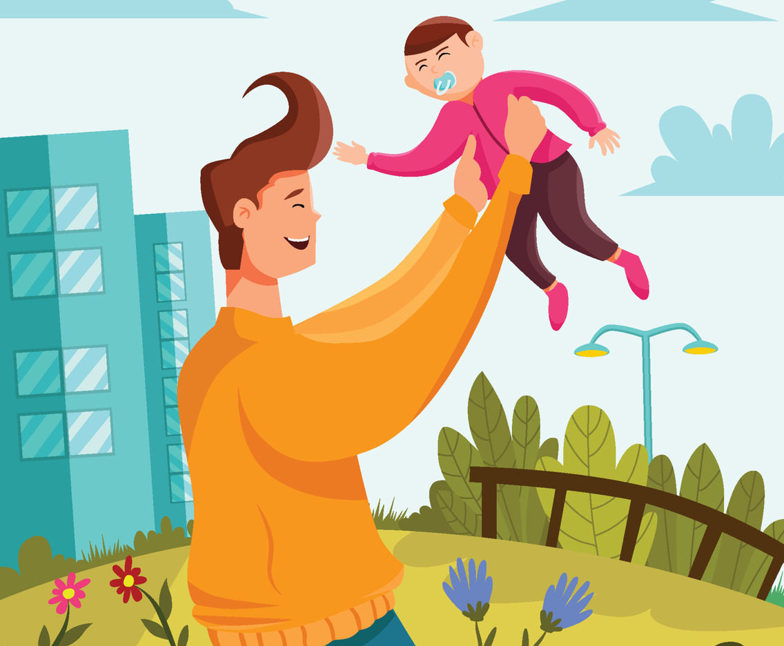 Happy Father's Day Concept