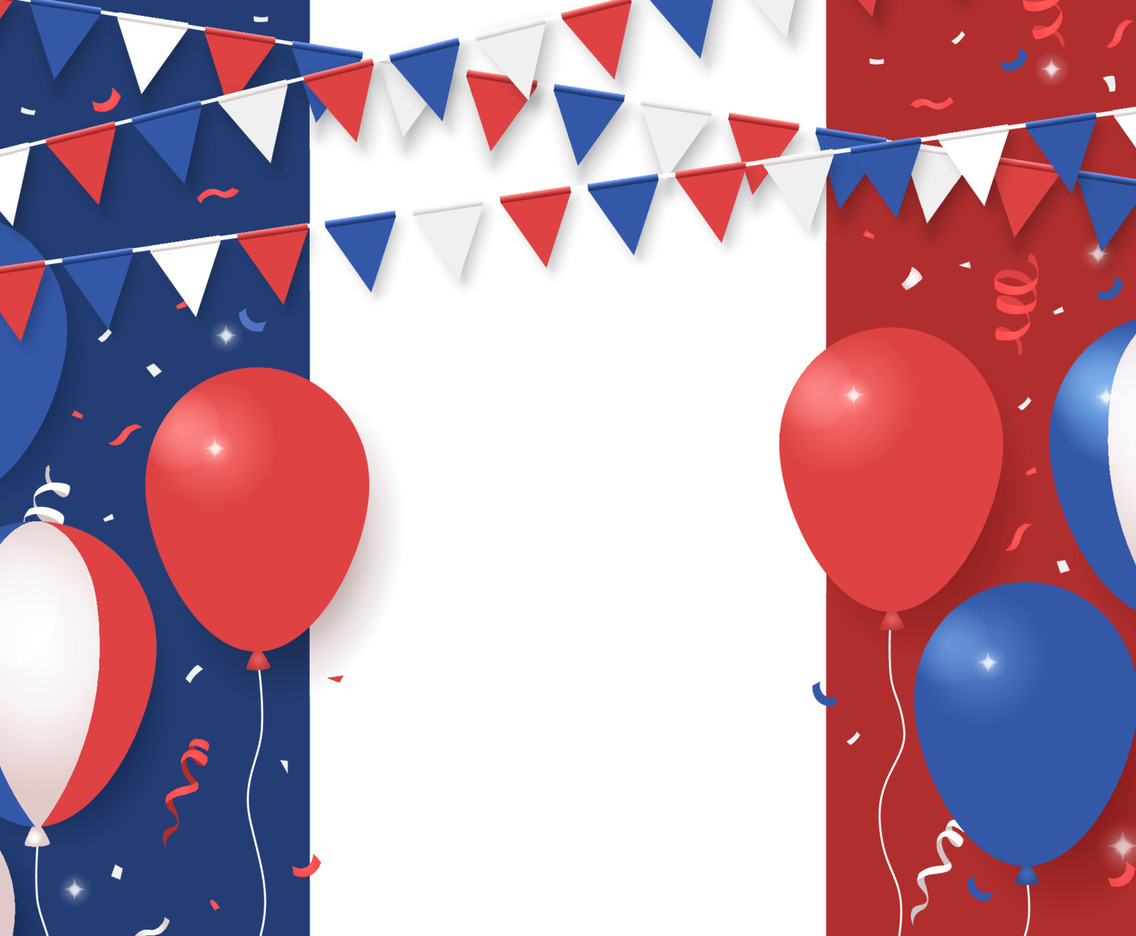 Bastille Day Celebration Background