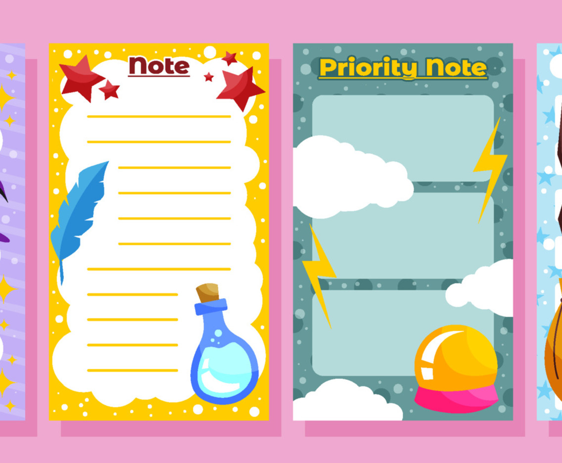 Journal Template with Magical Theme