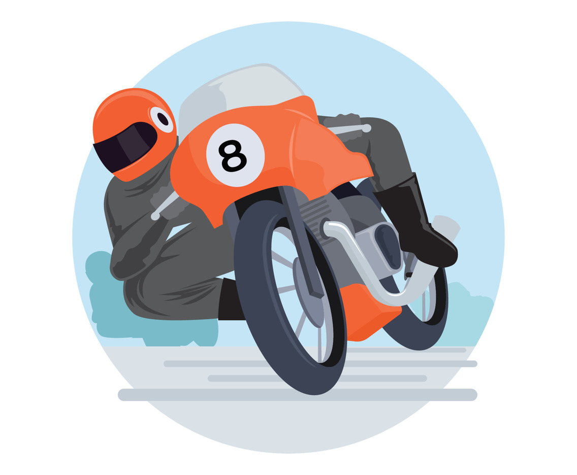 Character Concept of Motor Racer