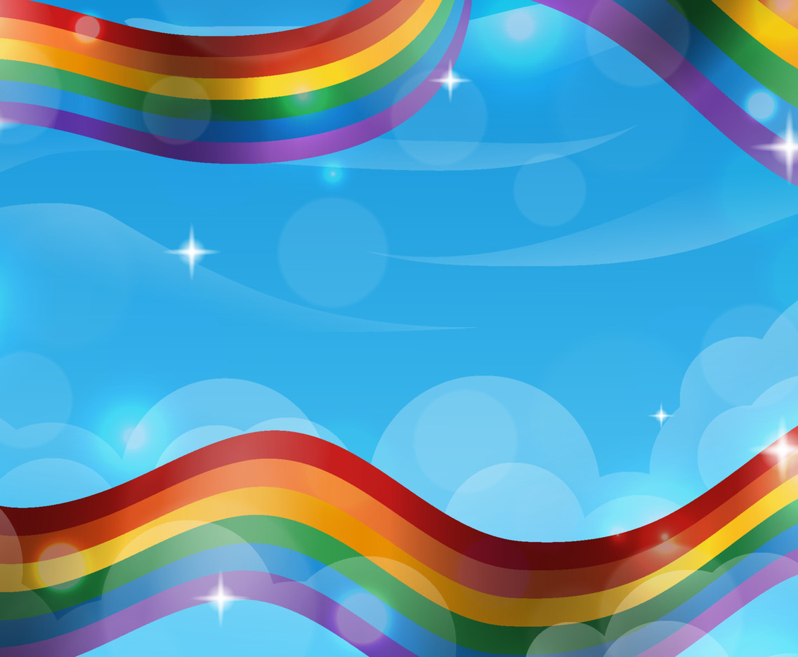 Pride Month Rainbow Flag Background