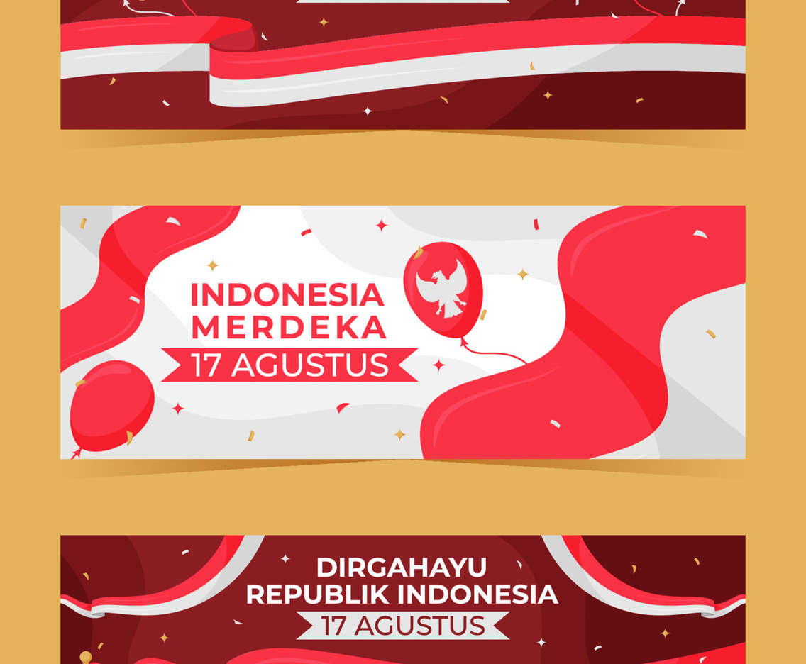 Indonesia Independence Day Banner