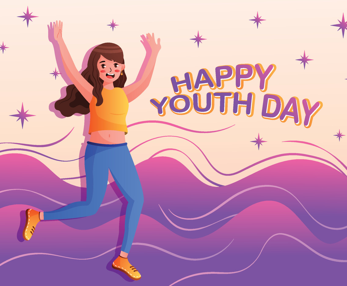 Girl are Happy on Youth Day