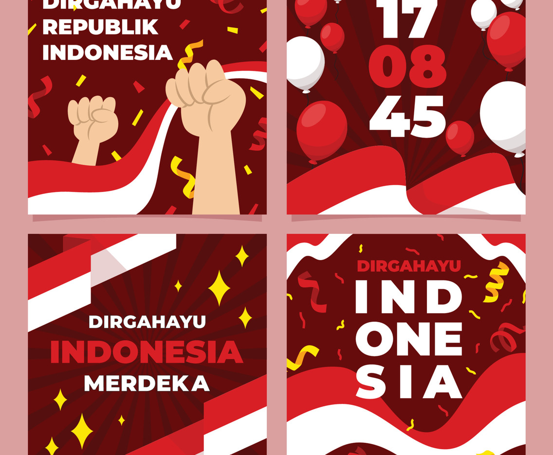 Indonesia Independence Day Social Media Post
