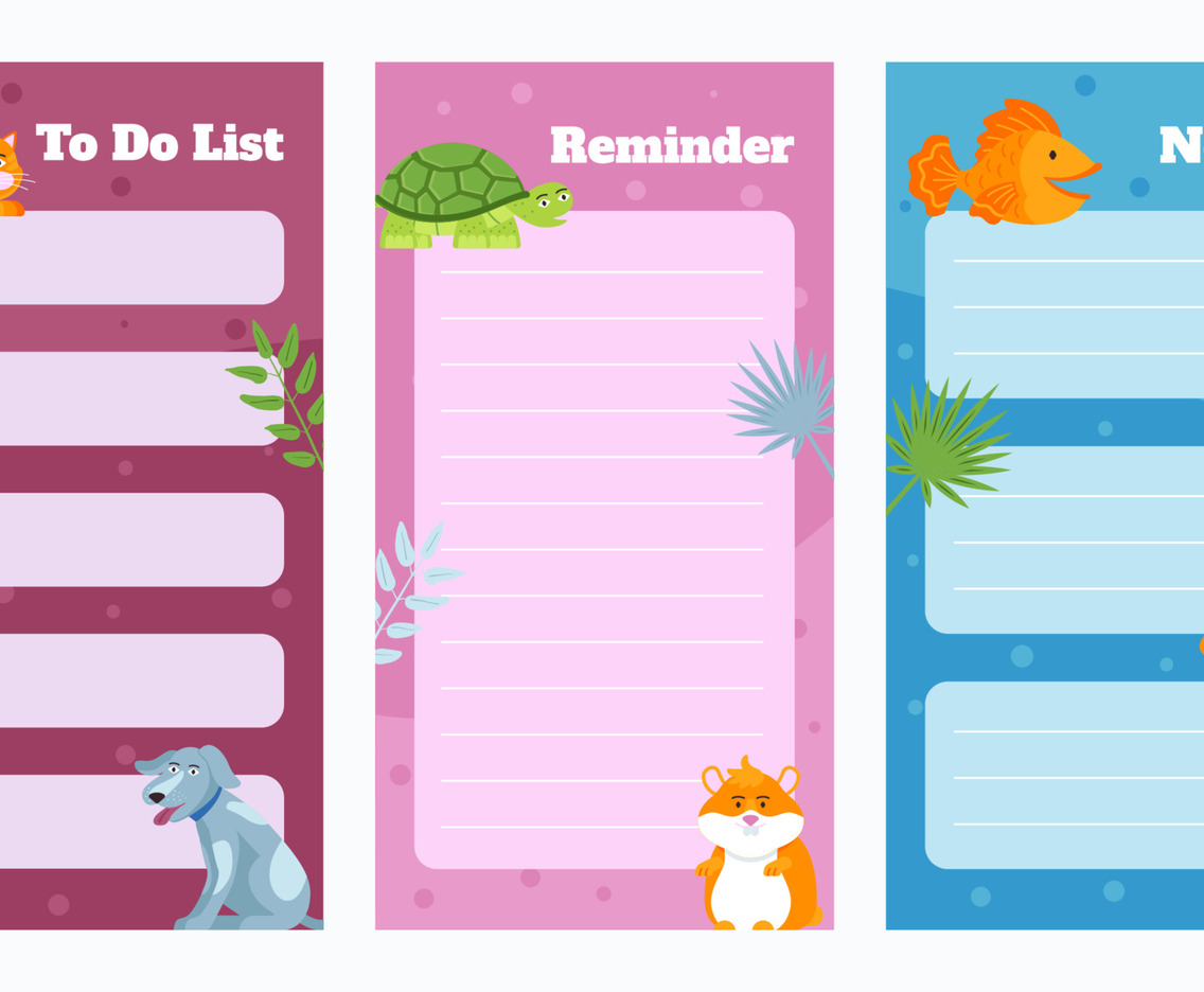 Pets Journal Template