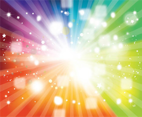 Rainbow Vector Background Colors