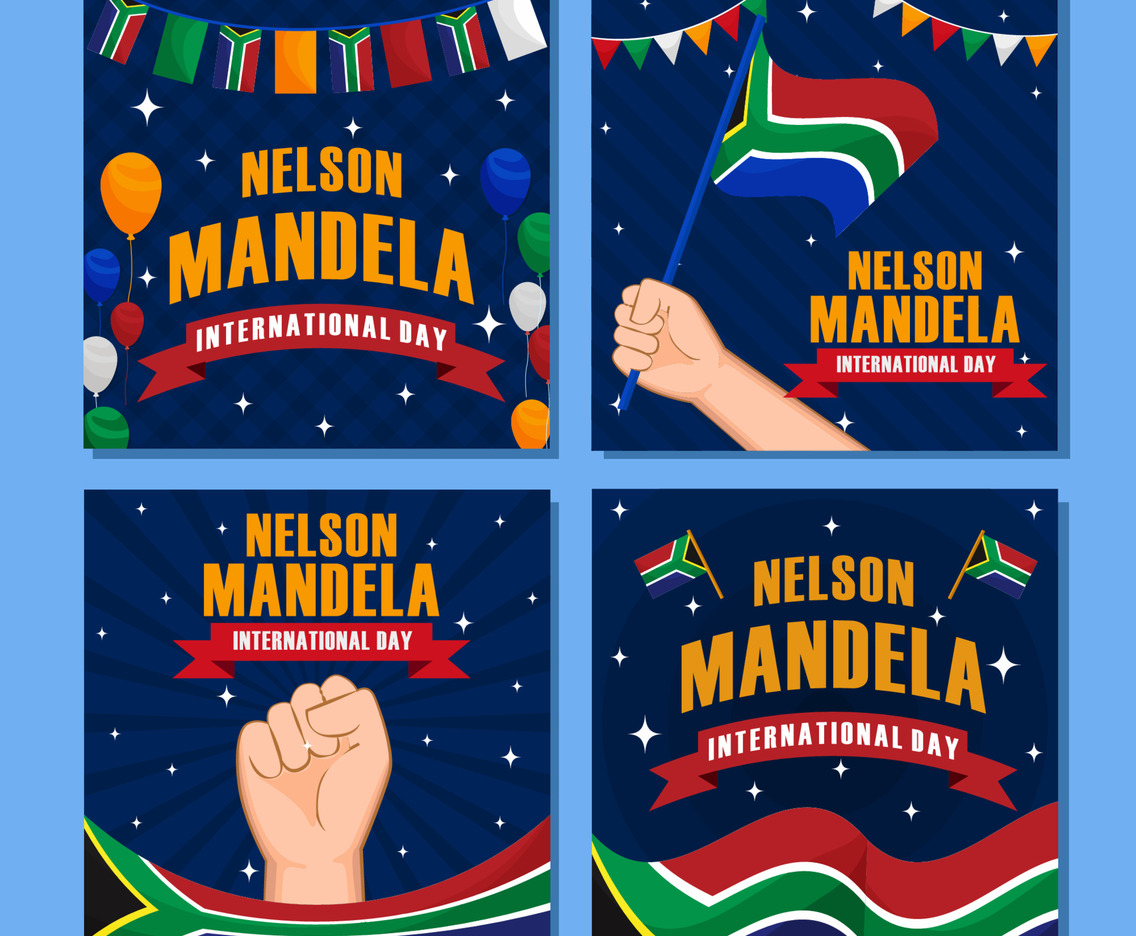 Nelson Mandela International Day Media Social Template