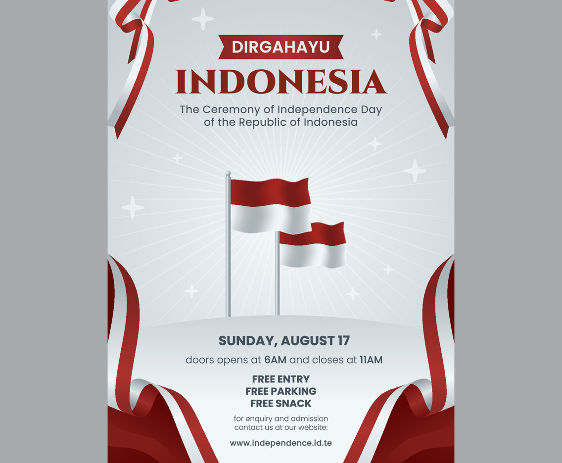 Indonesia Independence Day Poster