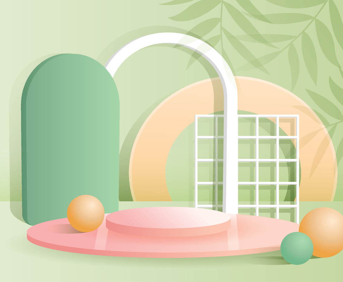 Abstract 3D Pastel Background