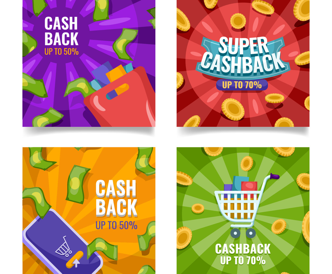 Cashback Social Media Banner Templates