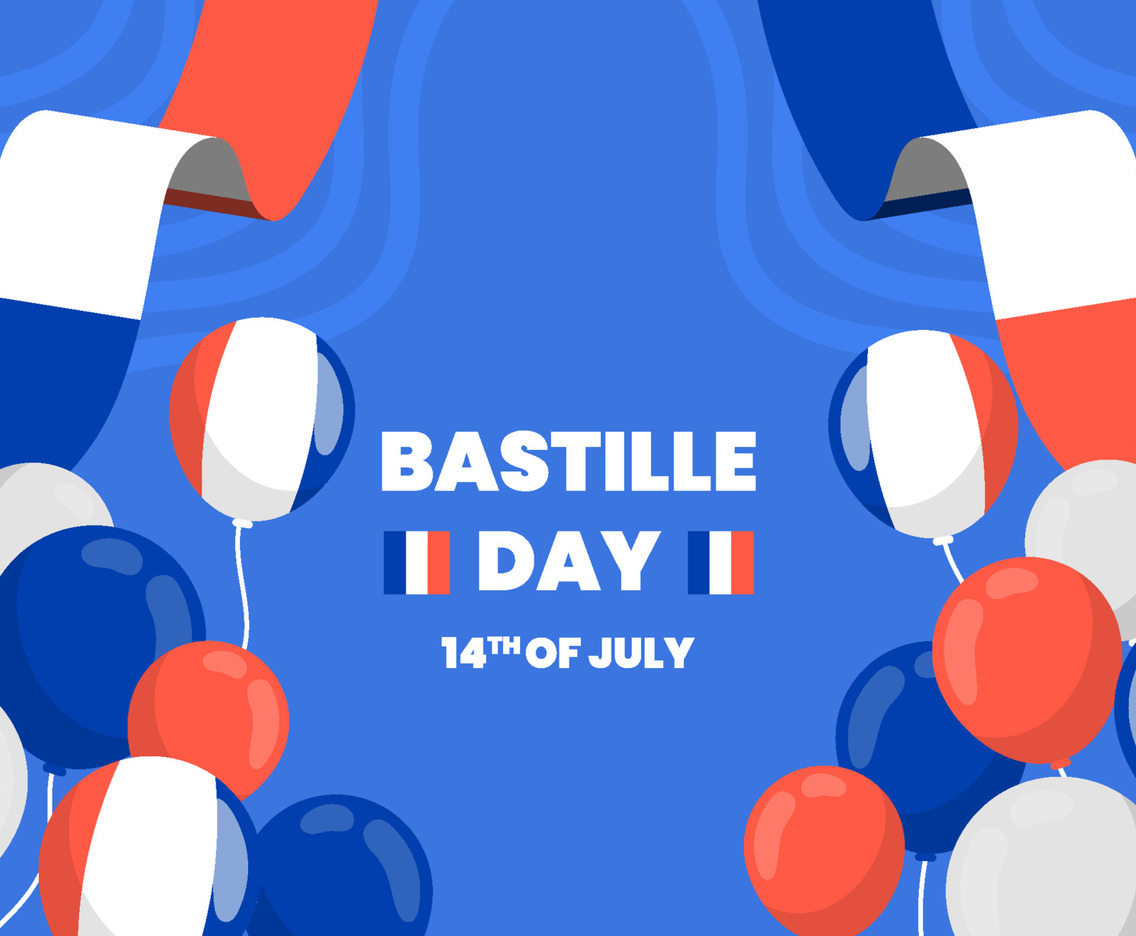 Bastille Day Festivity Background
