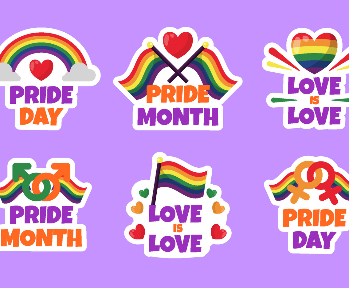 Pride Month Festivity Sticker Collection