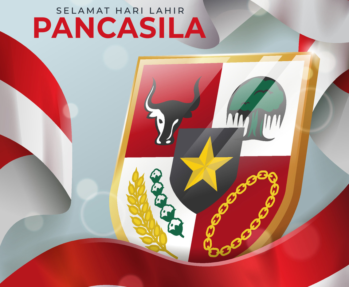 Indonesia Pancasila Day Concept
