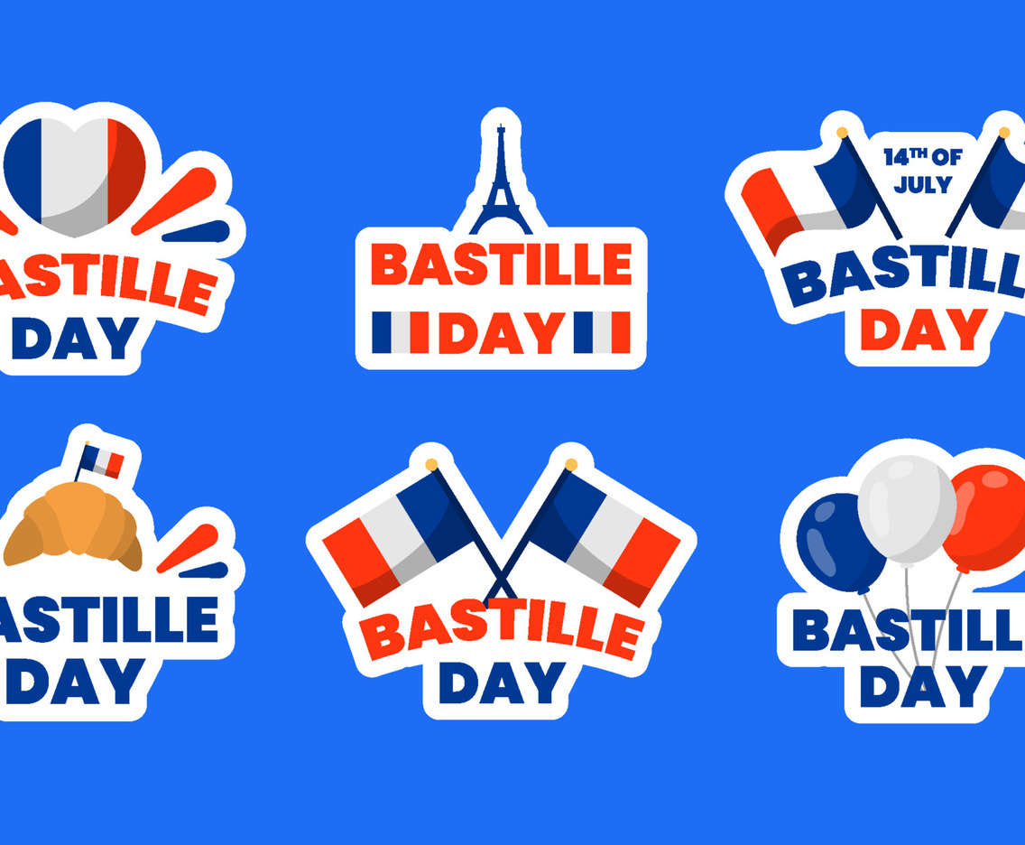 Bastille Day Sticker Collection