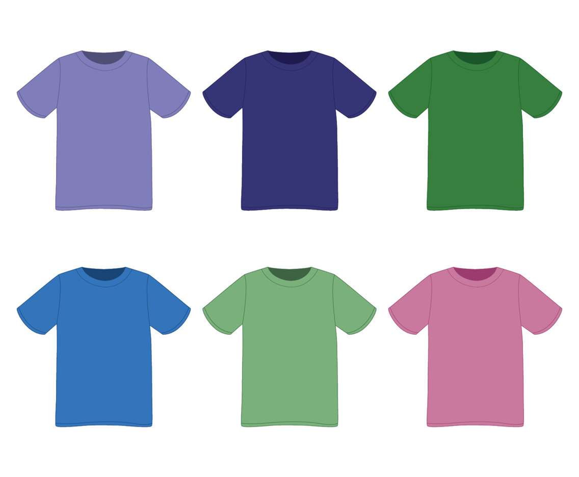 Flat Tshirt Template