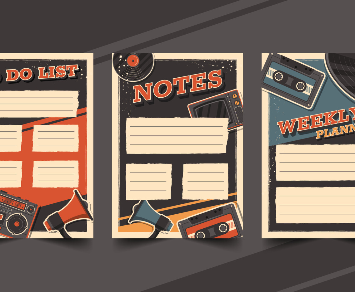 Vintage Style Journal Template
