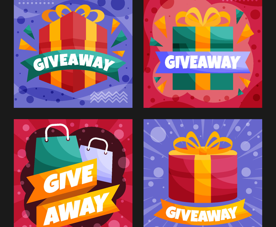 Give Away Social Media Post Template