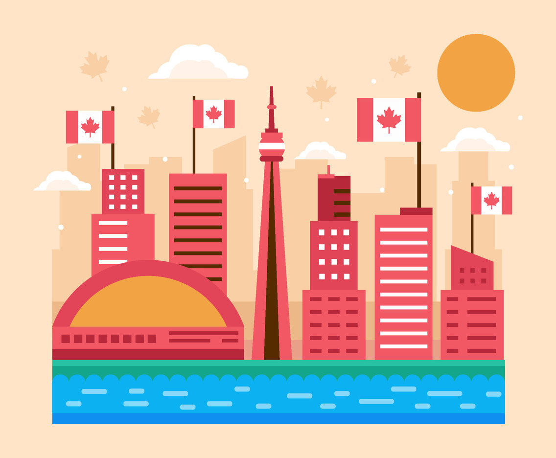 Happy Canada Day Background