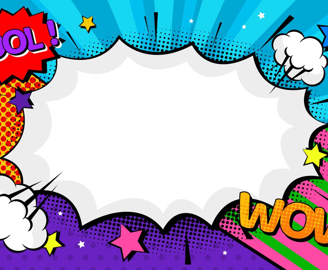 Pop Art Background Template
