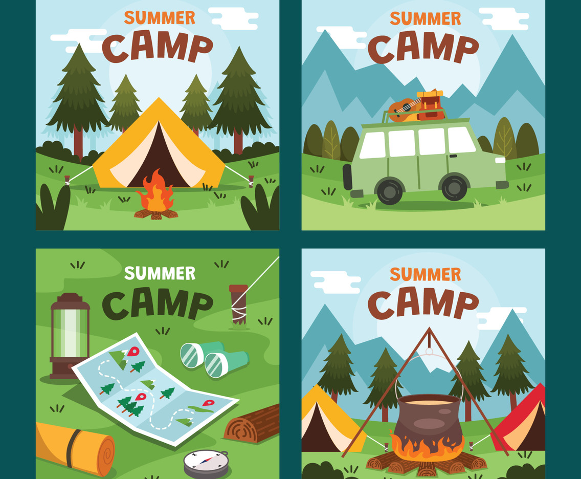Summer Camp Social Media Template