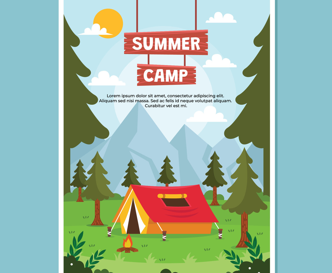 Summer Camp Poster Template