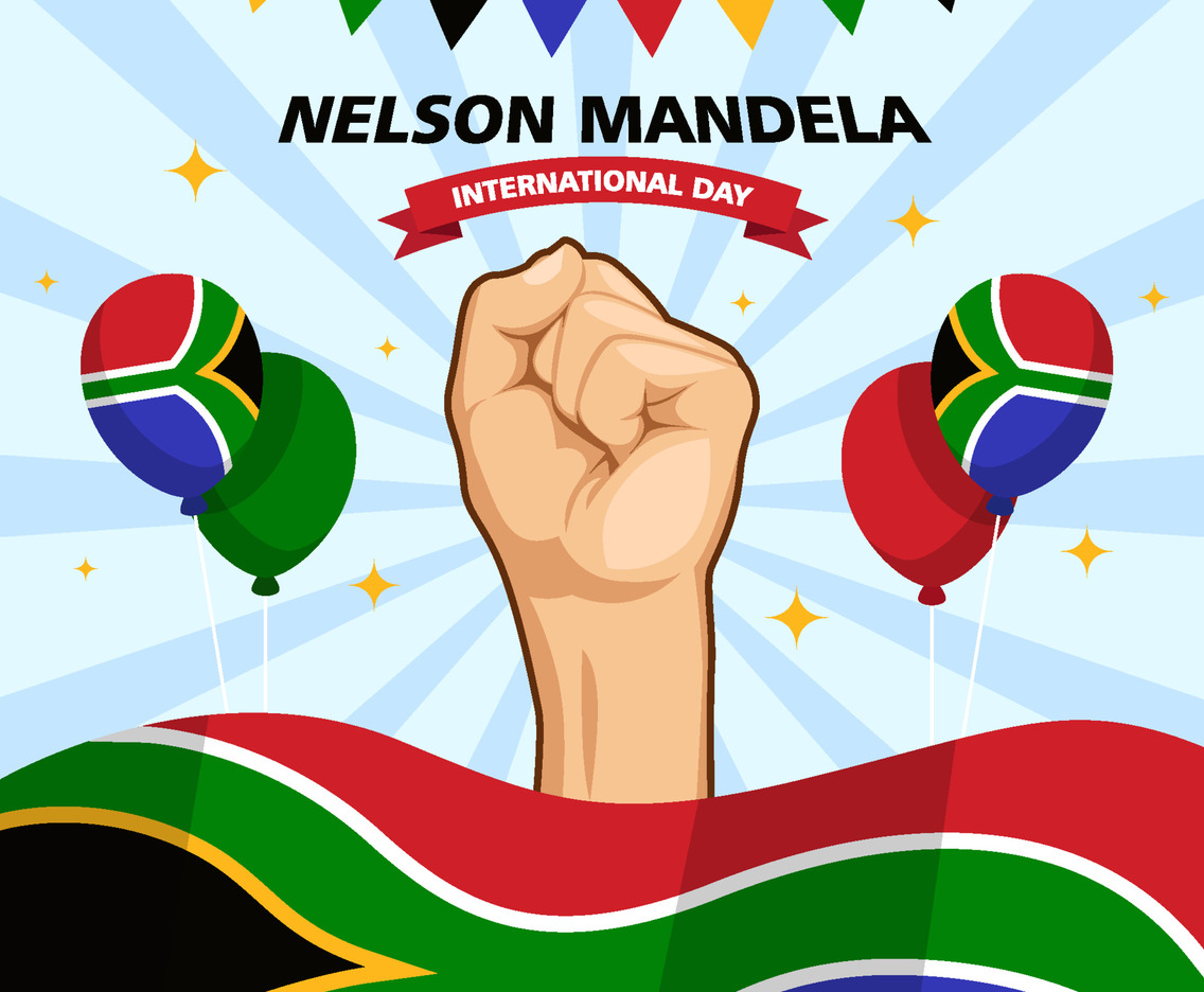 Nelson Mandela International Day Concept