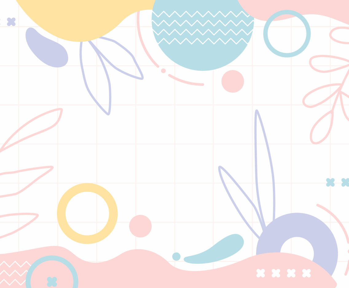 Abstract Hand Drawn Pastel Background