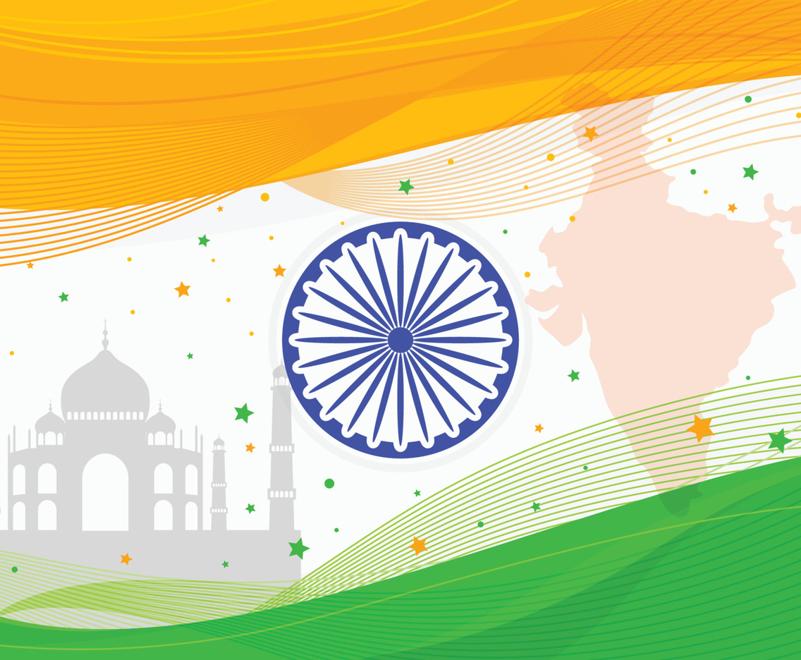 Happy India Independence Day Background