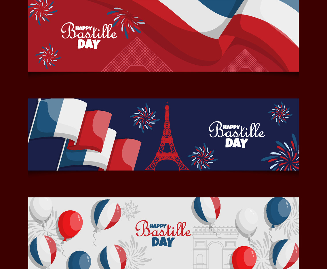 Bastille Day Festivity Banner