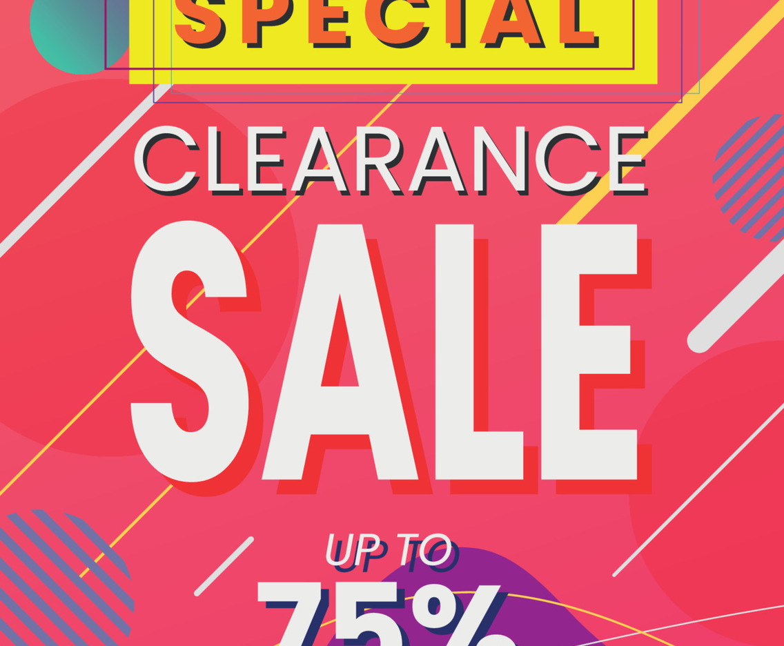 Clearance Sale Poster