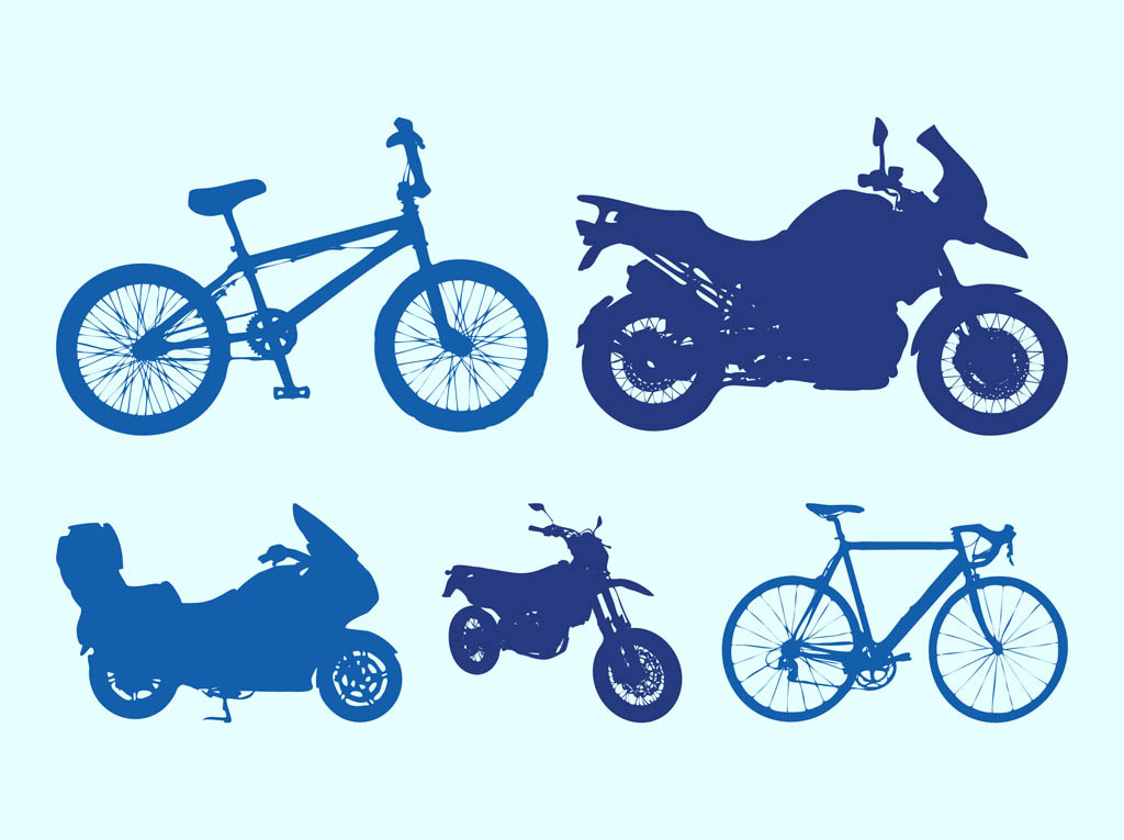 Bicycles And Motorbikes