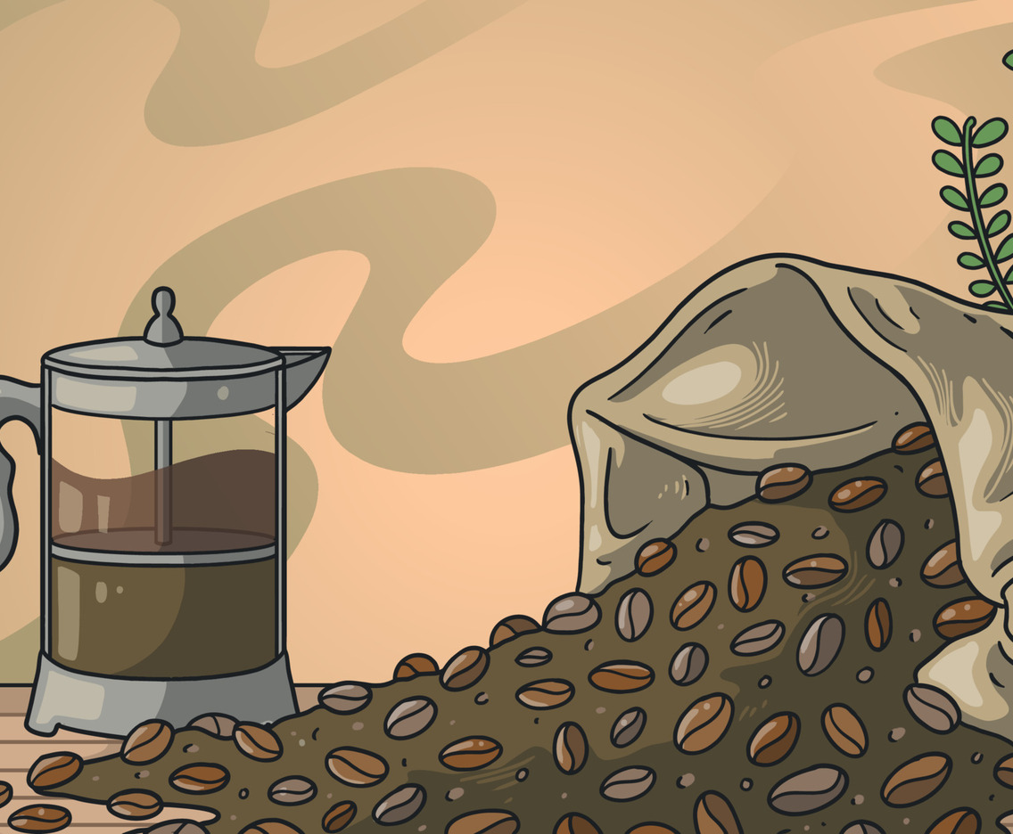 Coffee Bean Vintage Concept
