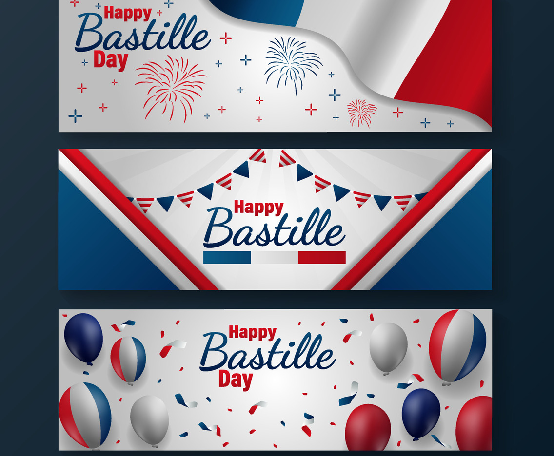 Bastille Day Festivity Banner