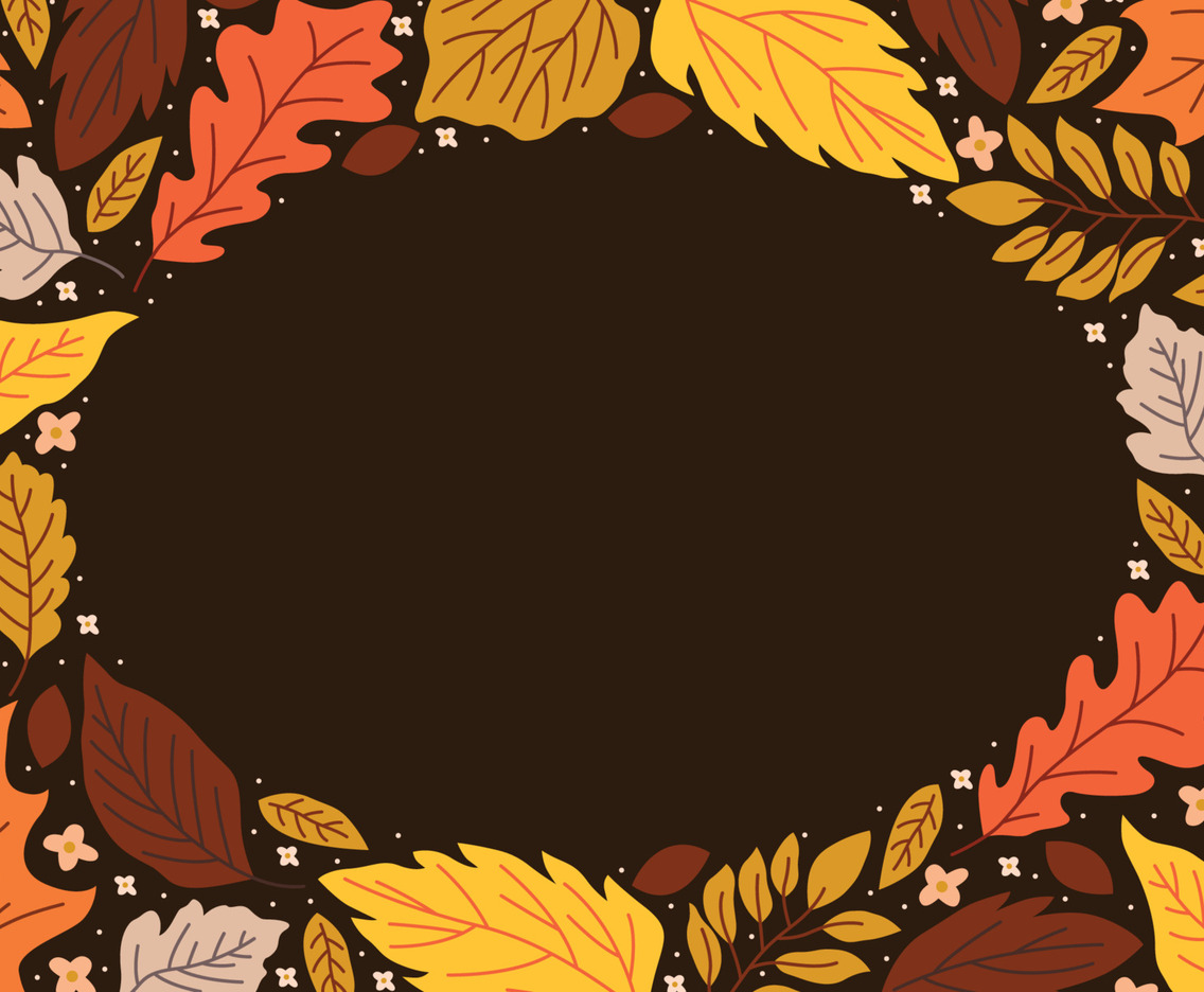 Fall Season FLoral Nature Leaves Background