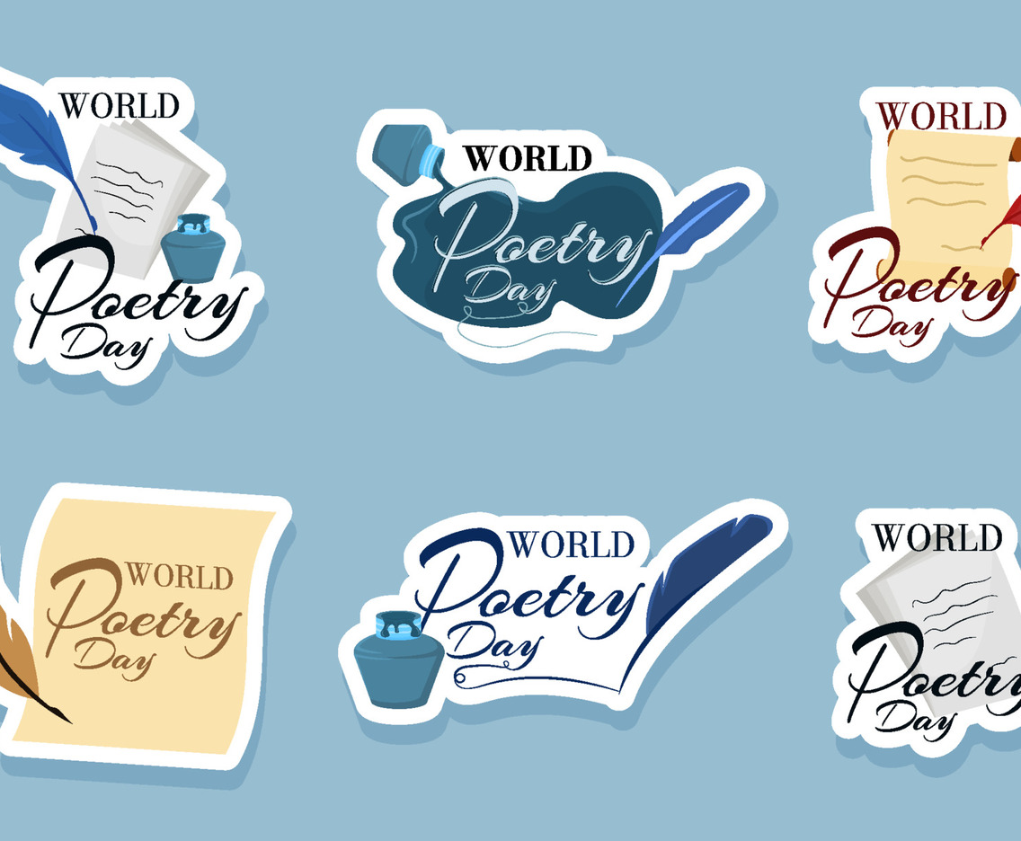 World Poetry Day Sticker