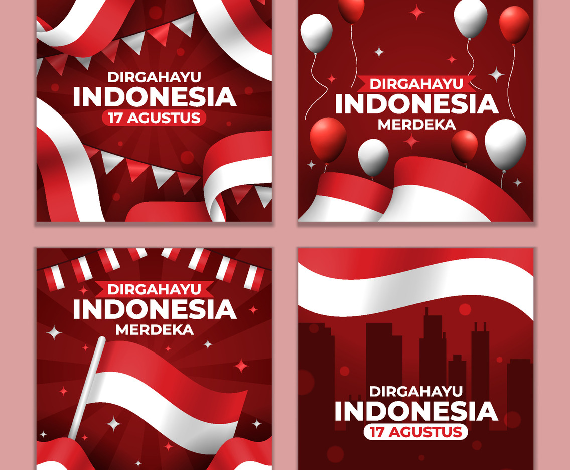 Indonesia Independence Day Social Media Post