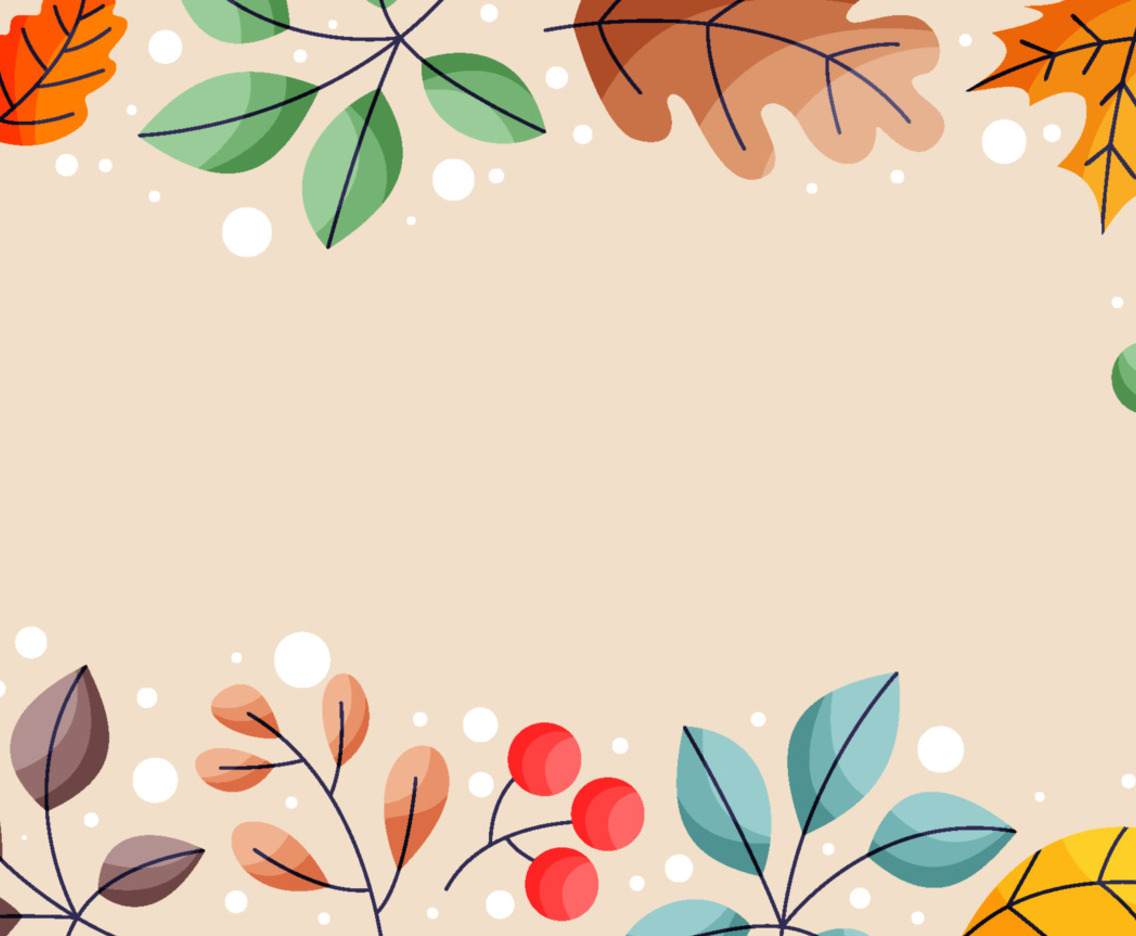 Autumn Floral Background