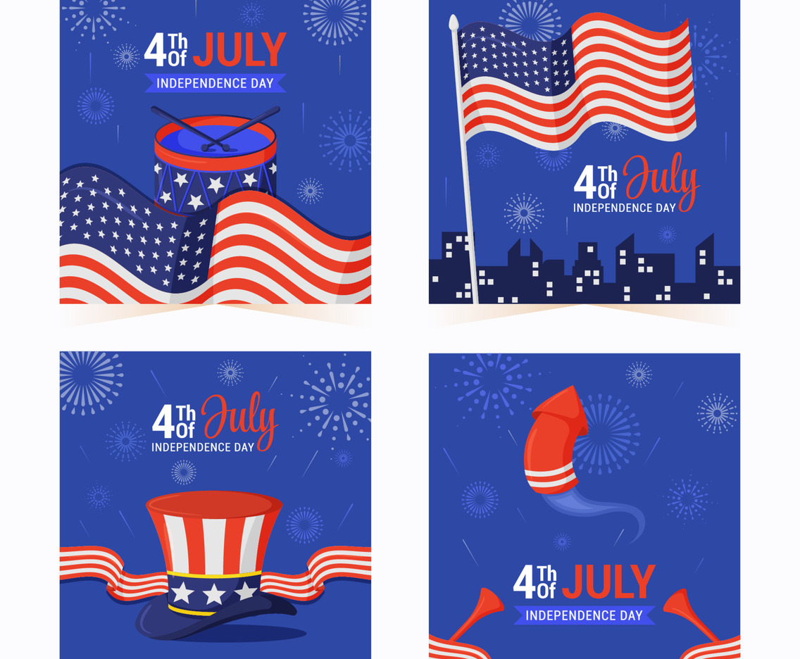 4th Of July Fireworks Social Media Posts