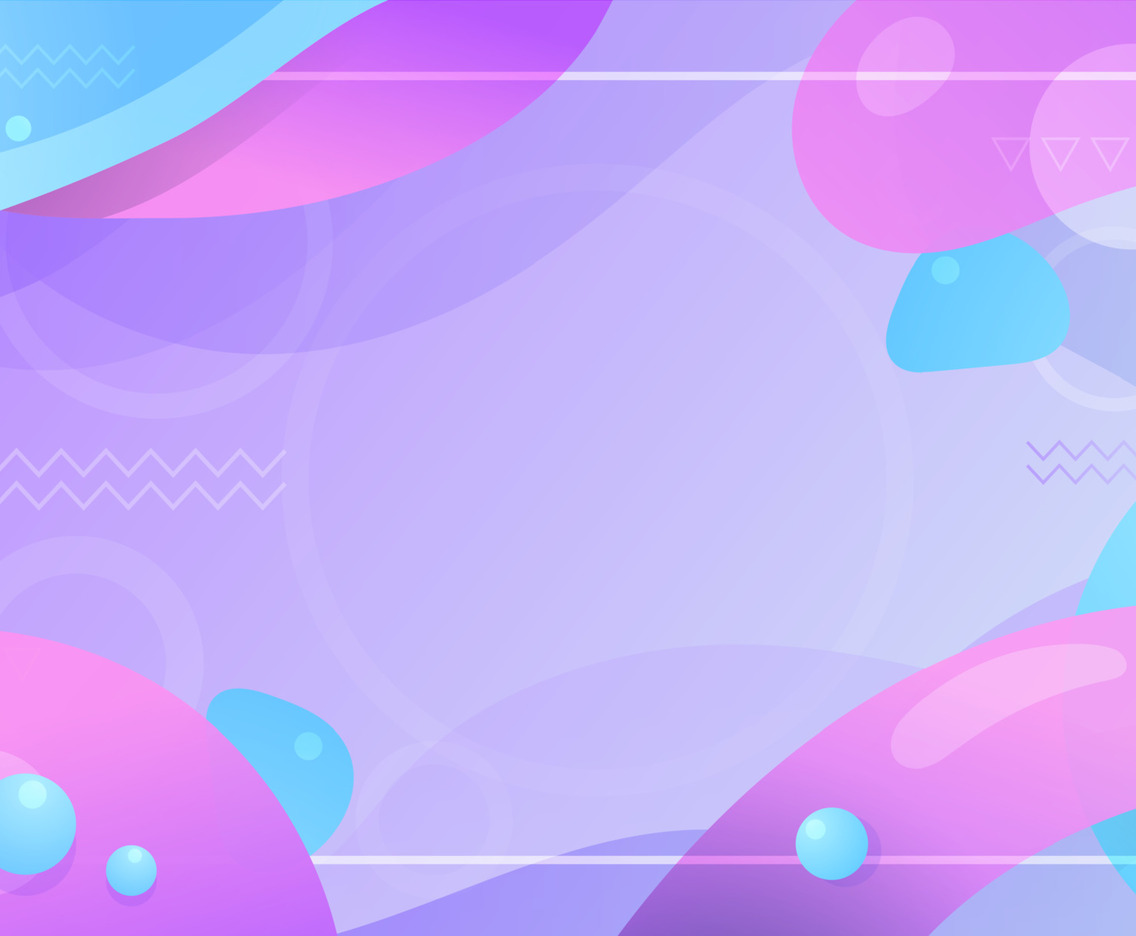 Bubbly Geometric Pastel Gradation Background