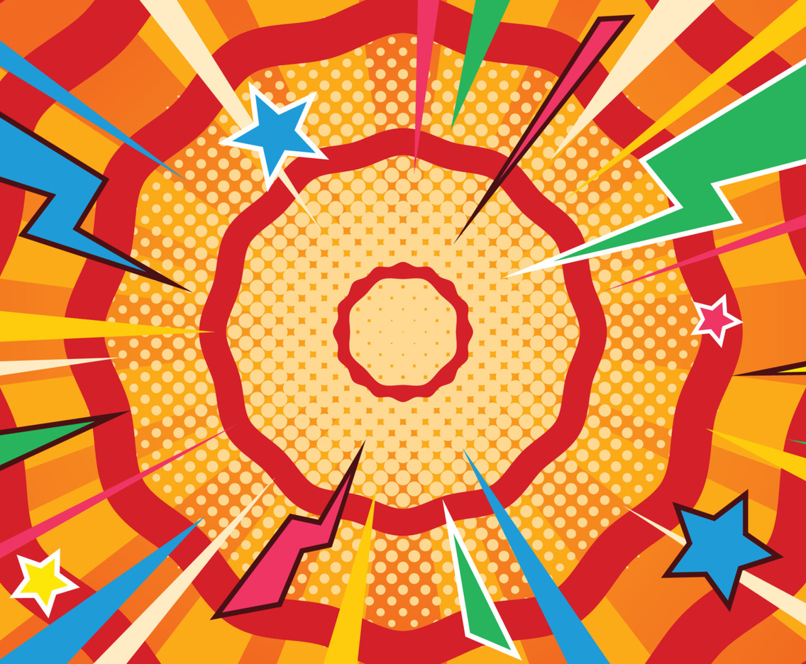 Circle Blend Pop Art