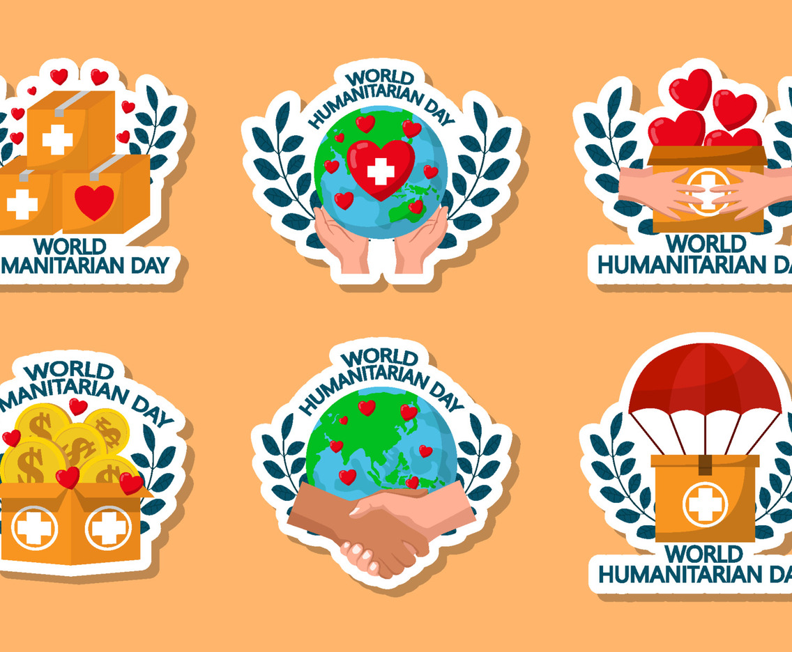 World Humanitarian Day Sticker