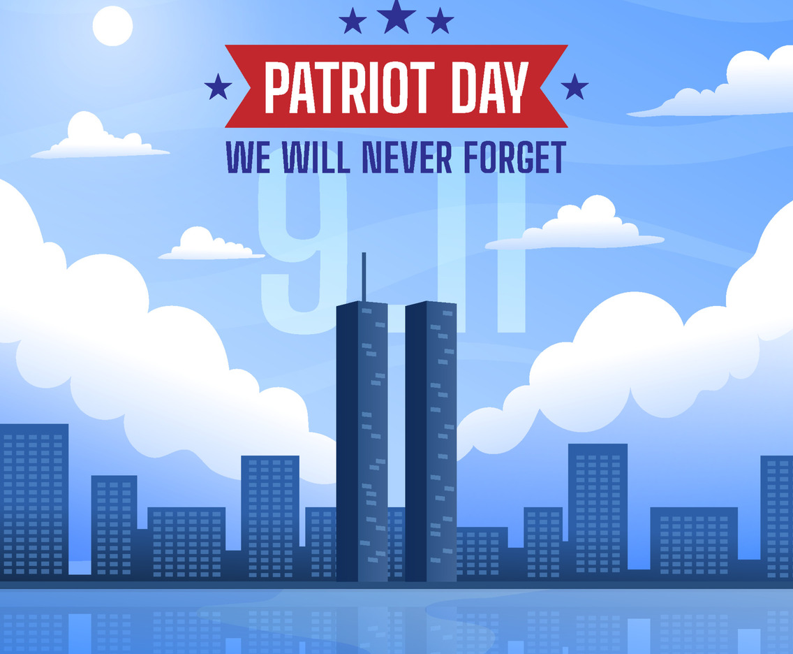 Patriot Day We Will Never Forget Concept
