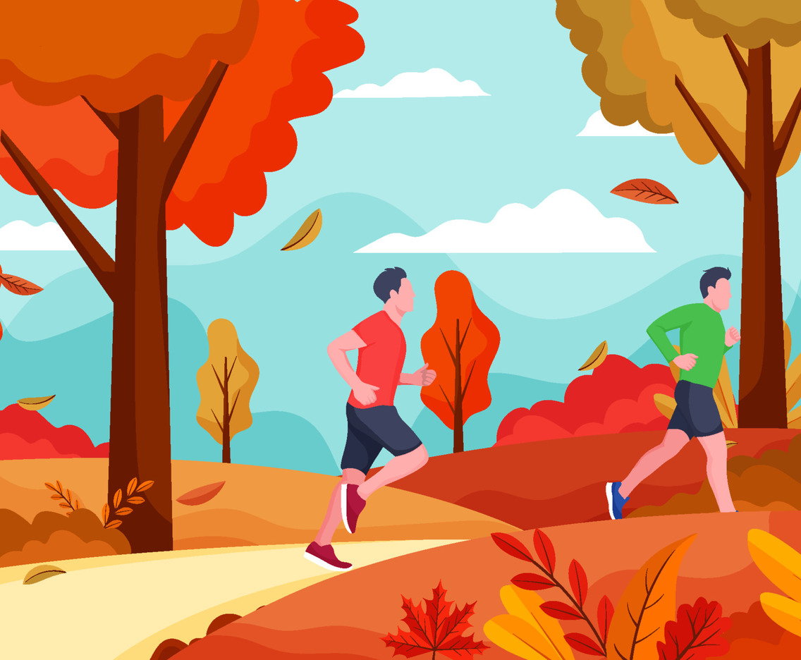 Fall Outdoor Landscape Autumn Background